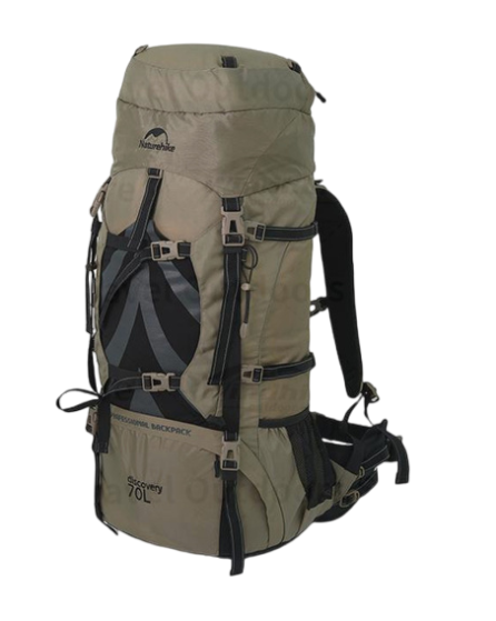 Naturehike 70L Backpacks - Brown