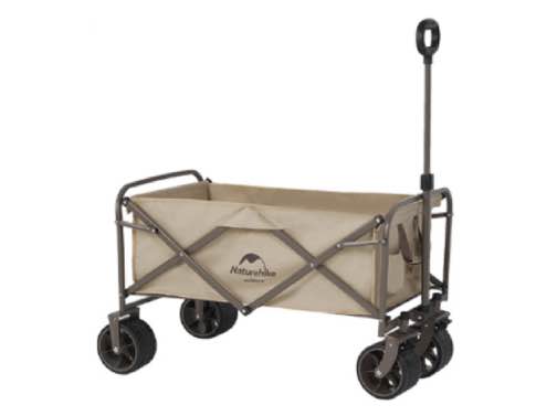 Naturehike Light Folding Trolley Rough wheel - Linen