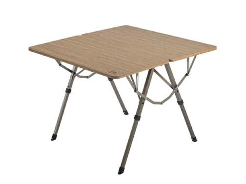 Naturehike Adjustable Height Folding Table - Brown (80*80*39/60)