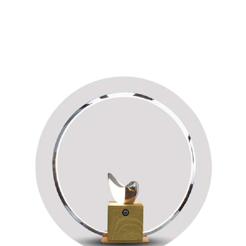 Hypnotek Wood Color LED Table Lamp - Big