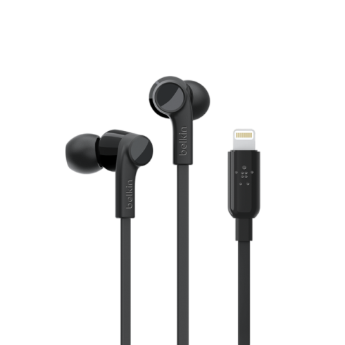 Belkin Rockstar Headphones with Lightning Connector Black