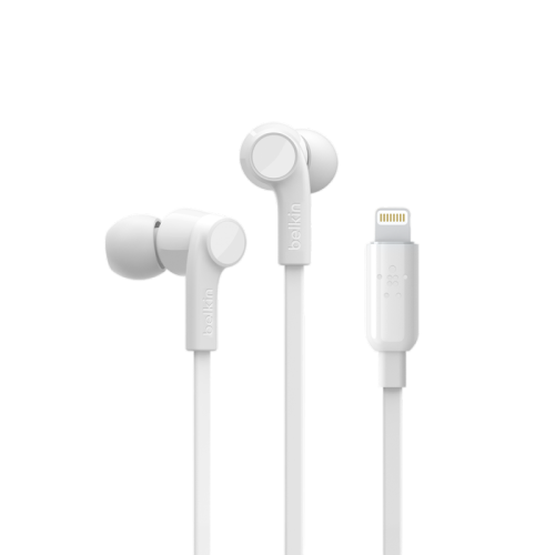 Belkin Rockstar Headphones with Lightning Connector White