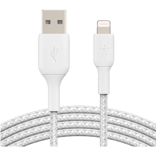 Belkin BoostCharge Lightning to USB-A Cable 2M White