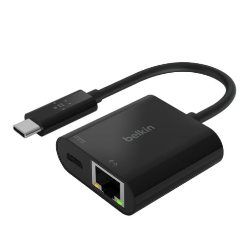 Belkin Usb-C to Ethernet Adapter + 60W Charge