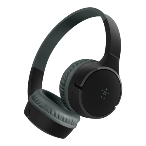 Belkin SoundForm Mini Wireless On-Ear Headphones for Kids Black