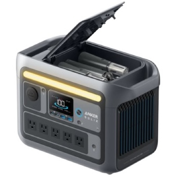 "Anker SOLIX C800 Plus Portable Power Station (1200W / 768Wh) With Camping Lights"