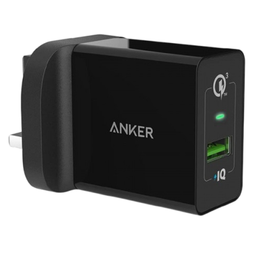 ANKER POWERPORT+1 WITH QUICK CHARGE 3.0 BLACK