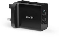 Anker 24W 2-Port USB Charger -Black