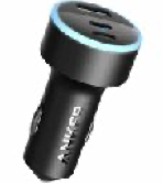 Anker 335 Car Charger (67W, 3 Port) -Black