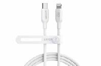 Anker 542 USB-C to Lightning Cable (Bio-Based) (0.9m/3ft) -White