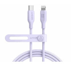 Anker 542 USB-C to Lightning Cable (Bio-Based) (0.9m/3ft) -Violet