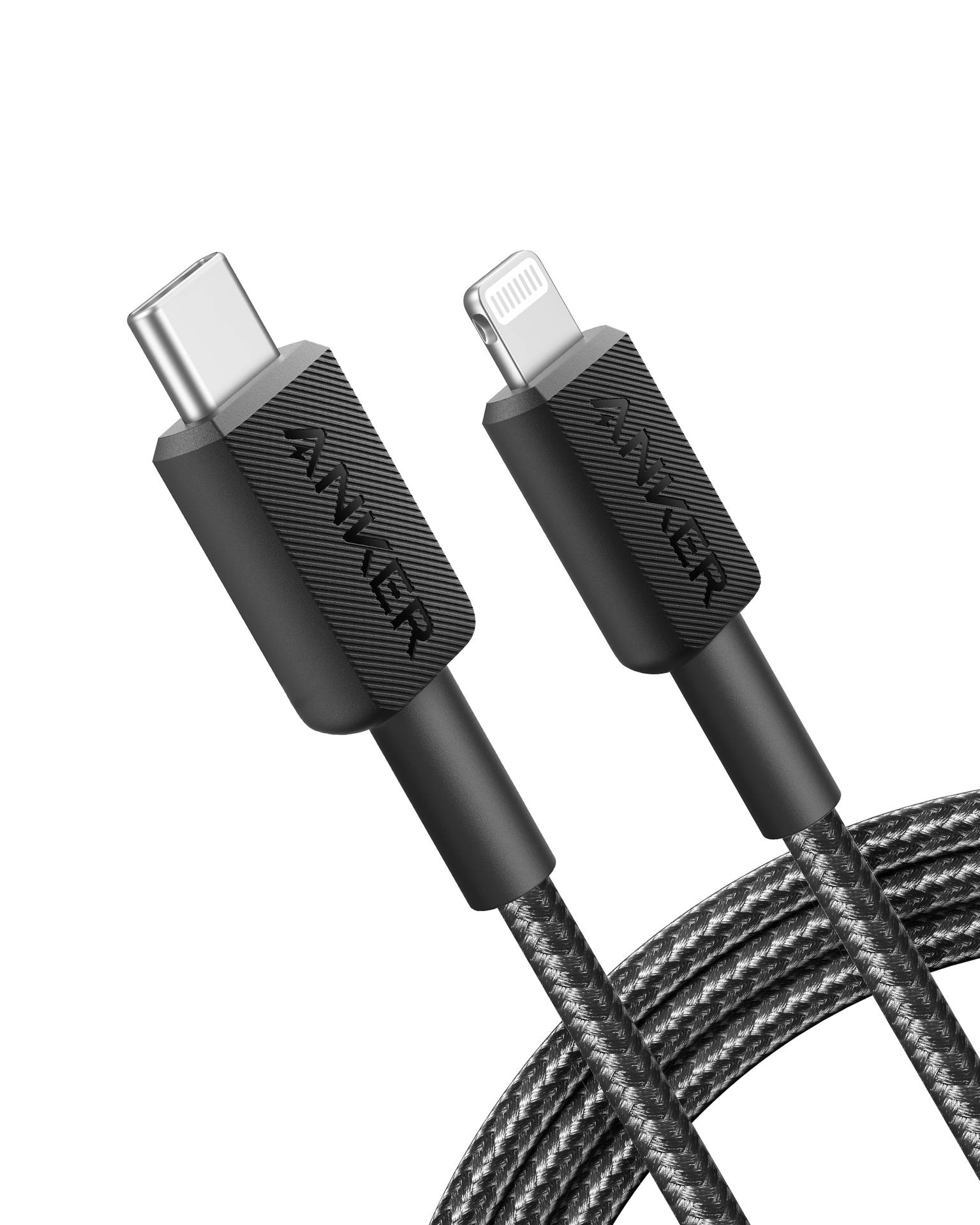 Anker 322 USB-C to Lightning Cable Braided (1.8m/6ft) -Black