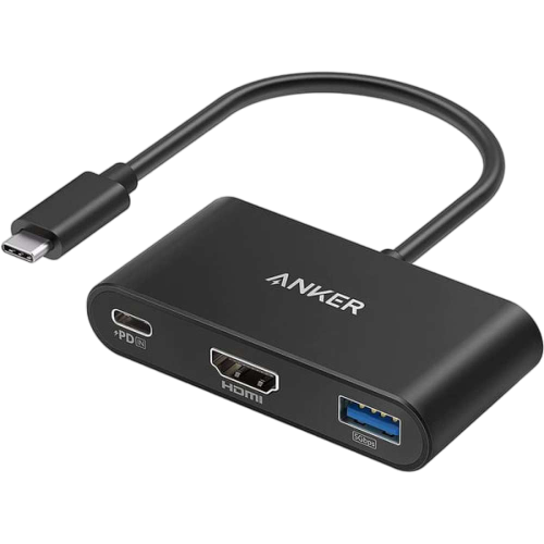 Anker PowerExpand 3-in-1 USB-C PD Hub - Gray