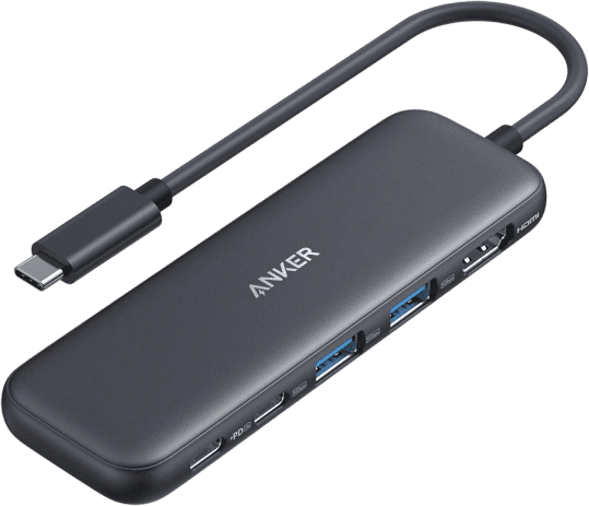 Anker 332 USB-C Hub (5-in-1) -Black