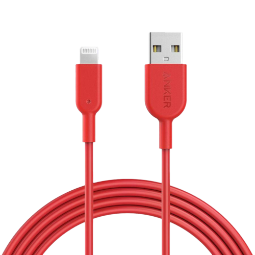 Anker PowerLine II Lightning (0.9m /3ft) C89 - Red