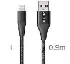 Anker Powerline+ II Lightning (0.9m/3ft) C89 -Black