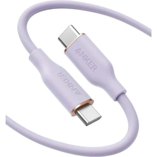 Anker PowerLine III Flow USB-C to USB-C 6ft A8553 Purple