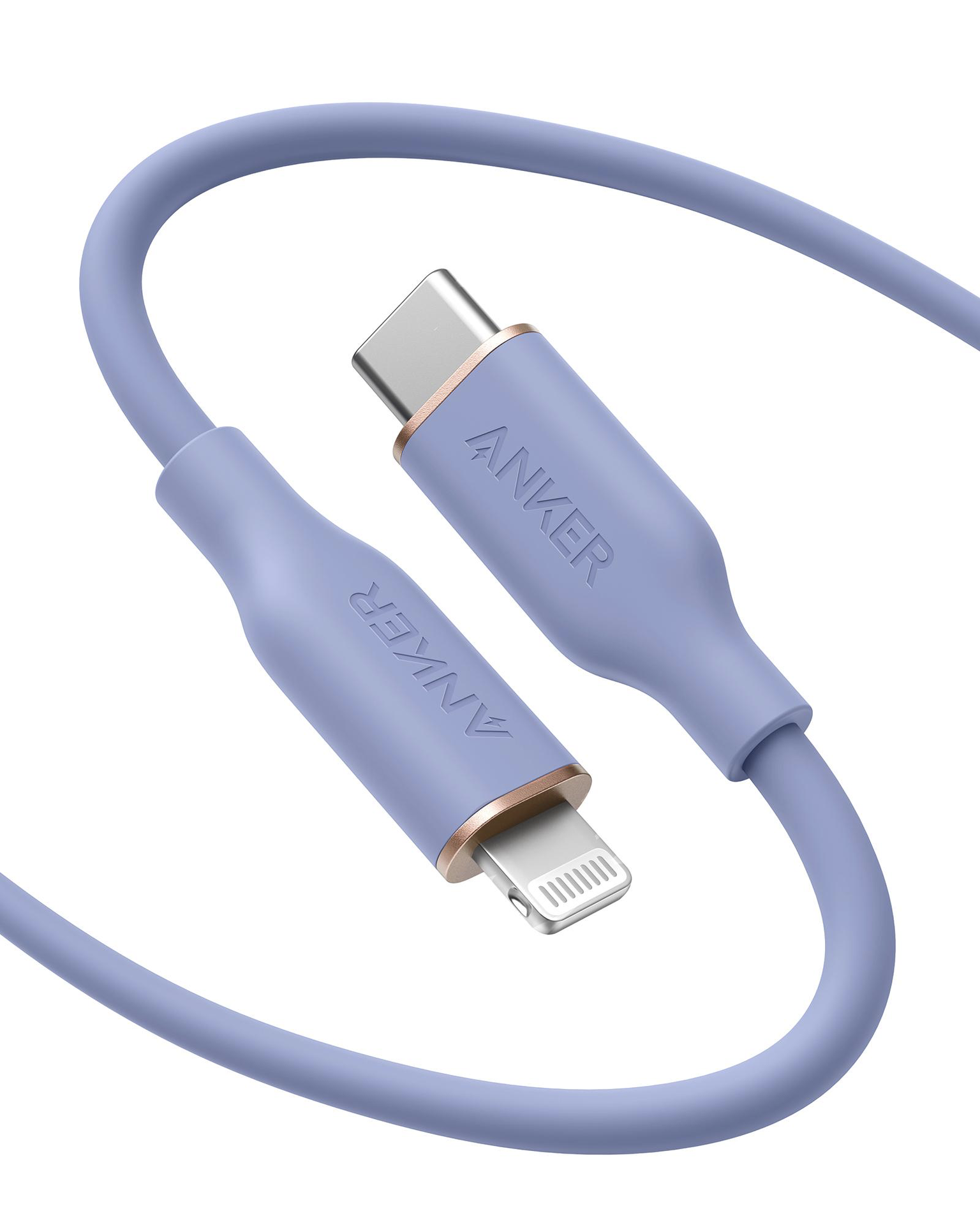 Anker PowerLine III Flow USB-C to Lightning (1.8m/6ft) -Purple