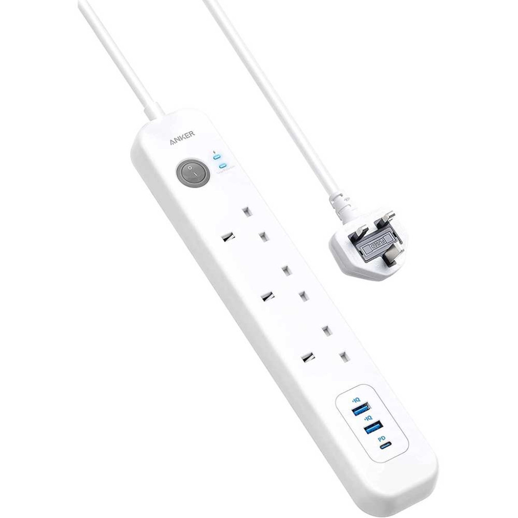 Anker PowerExtend USB-C 6-IN-1 PowerStrip -White