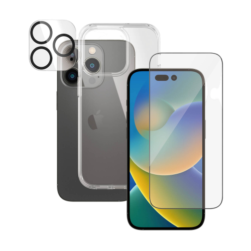 PanzerGlass iPhone 14 6.1" Pro Bundle Clear