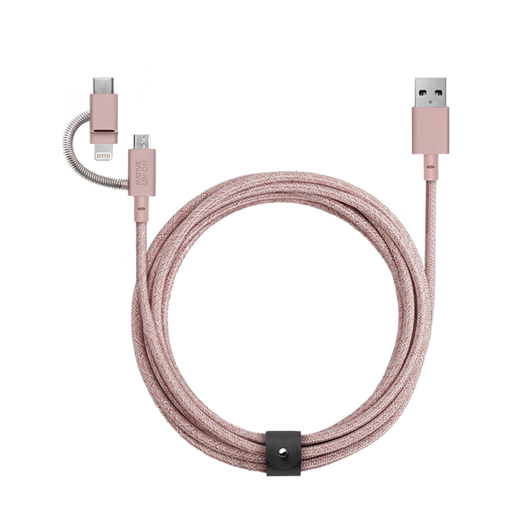 Native Union Belt Cable Universal 2M - Rose