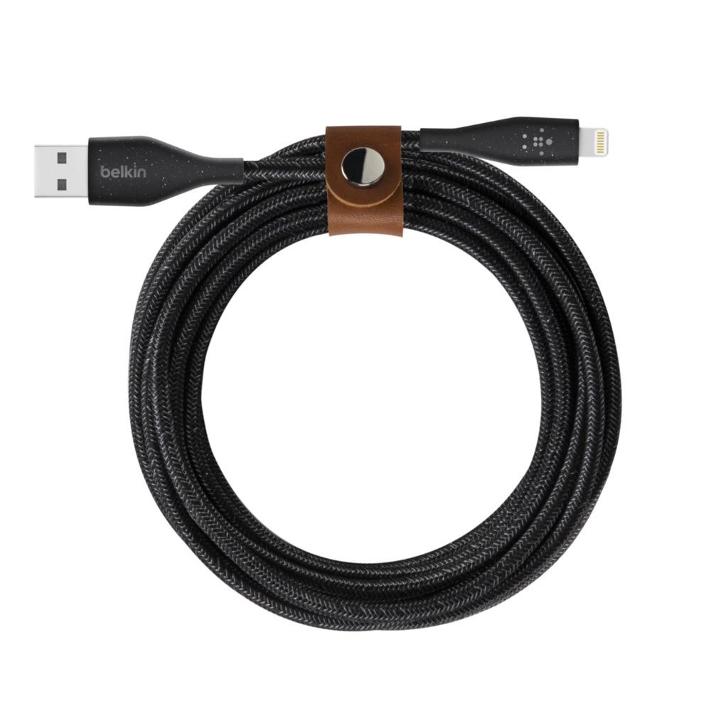 Belkin Duratek Plus Lightning To Usb-a Cable - 3m - Black