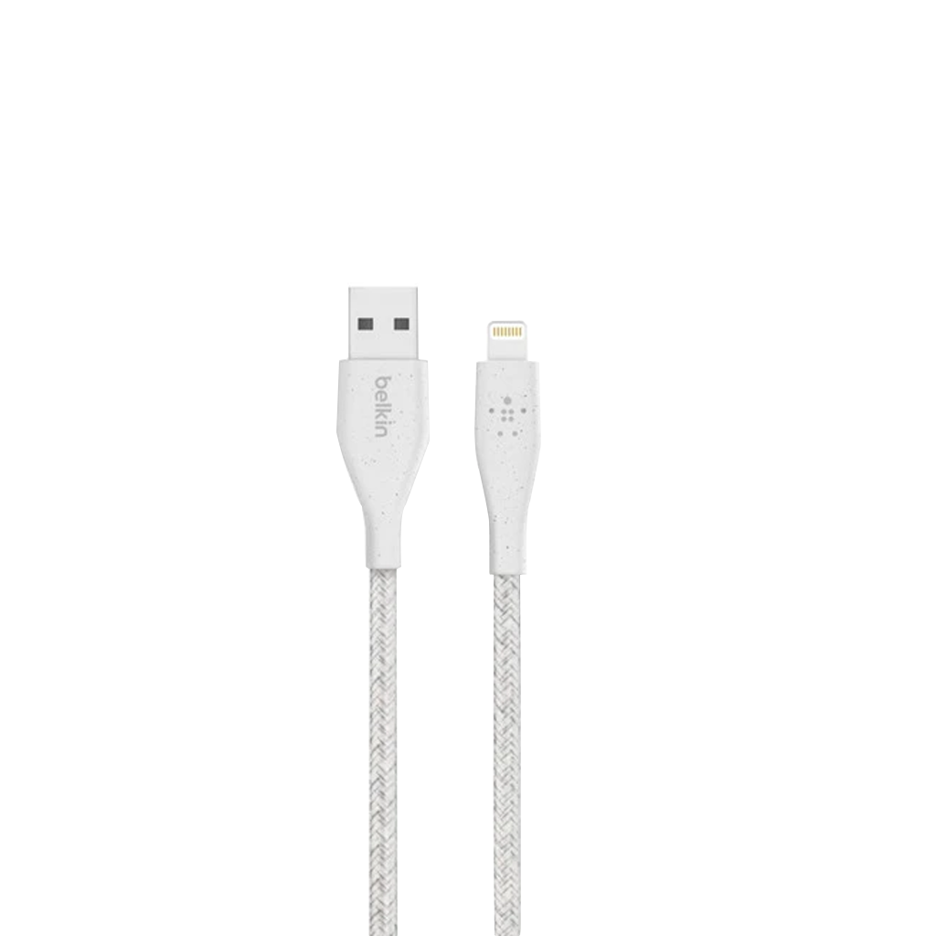 Belkin Duratek Plus Lightning To Usb-a Cable - 3m - White