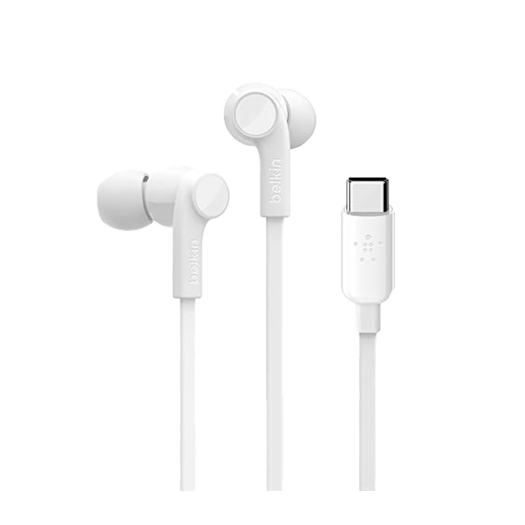 Belkin Earphones - USB-C - In-Ear - White