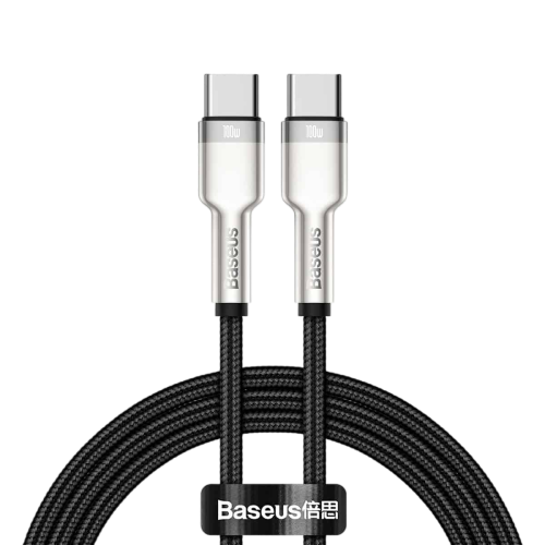 Baseus Cafule Series Metal Data Cable Type-C to Type-C 100W 2m Black