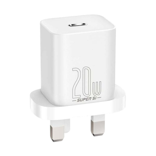 Baseus Super Si Quick Charger 1C 20W UK White