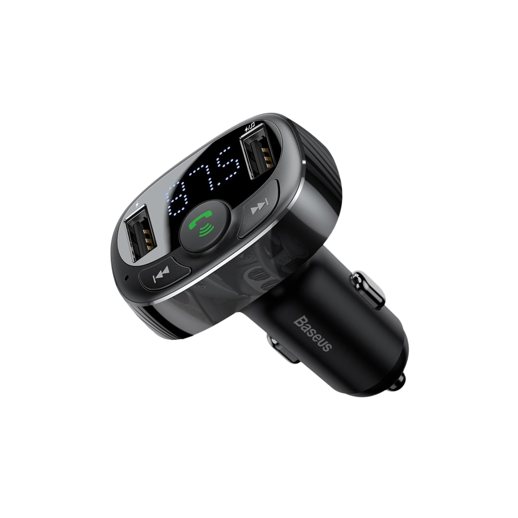 Baseus T typed S-09A Bluetooth MP3 car charger（Standard edition-Black