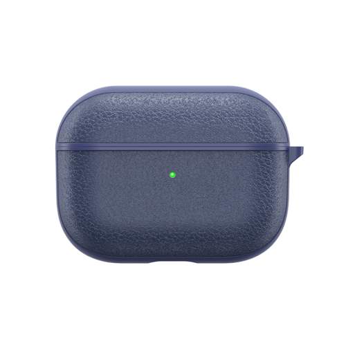 Wiwu Calfskin Genuine Leather AirPods Pro Case - Blue