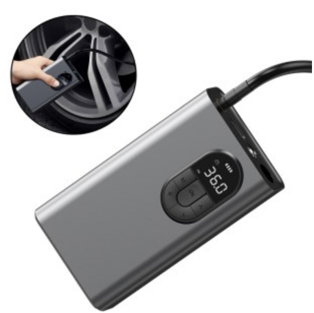 Baseus Energy Source Inflator Pump Wireless Intelligent Air Pump - Tarnish