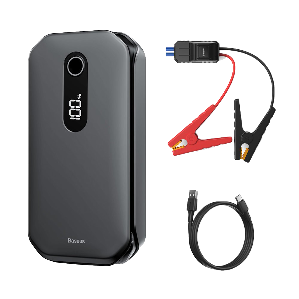 Baseus Super Energy Pro Car Jump Starter（12000mAh,5V/3A，Paak current1000A）Black
