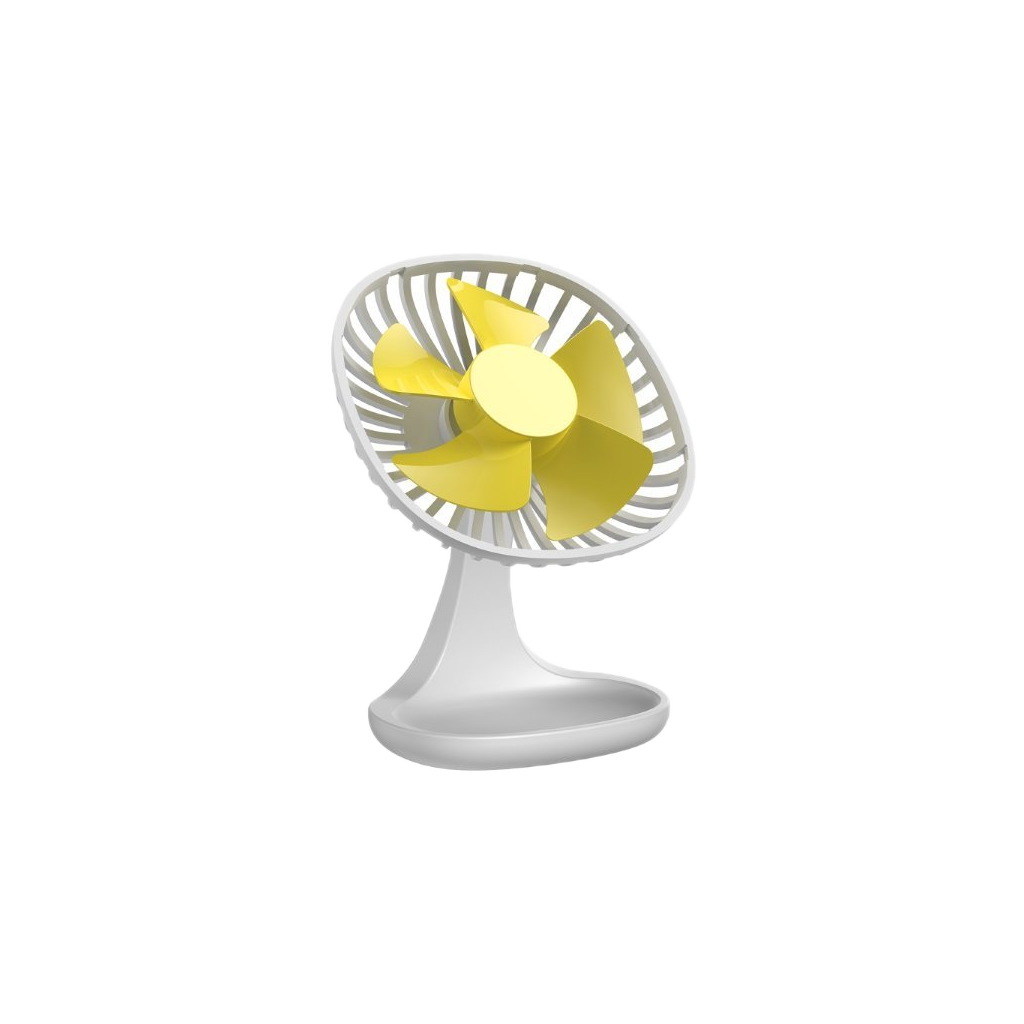 Baseus Pudding-Shaped Fan-White