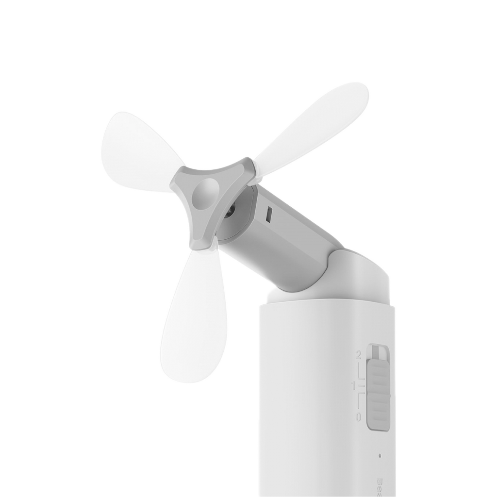 Baseus Square Portable Folding Fan-White