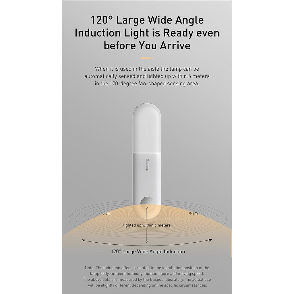 Baseus Sunshine series human body Induction wardrobe light- White Light