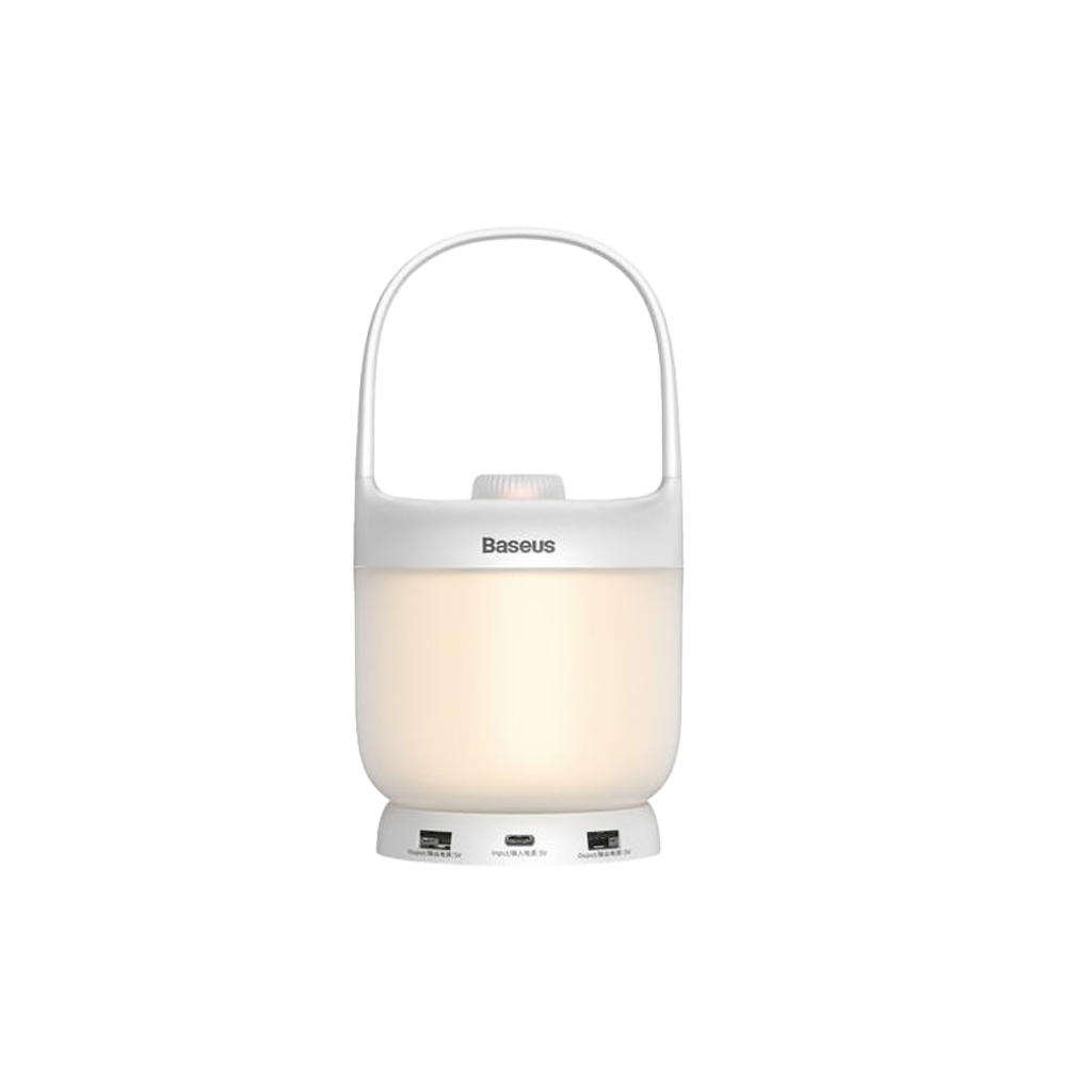 Baseus Moon-white Series Knob Stepless Dimming Portable Lamp White