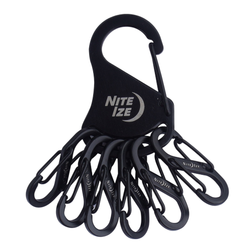 NiteIze KeyRack Steel- S-Biner - Black