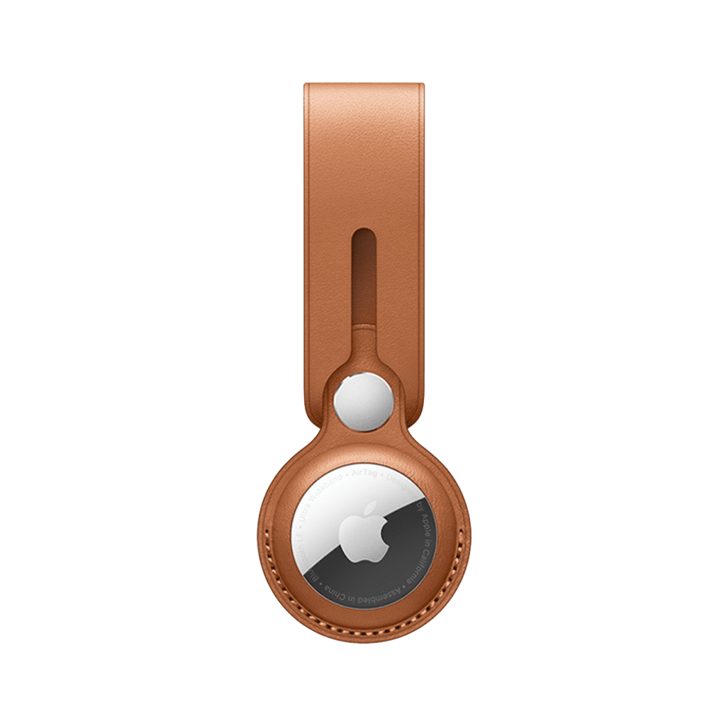 Wiwu Leather Ouch For Airtag - Brown
