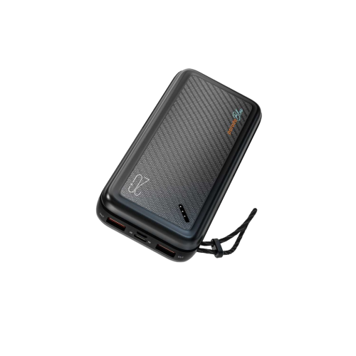 Porodo Blue 20000mAh Compact Power Bank - Black