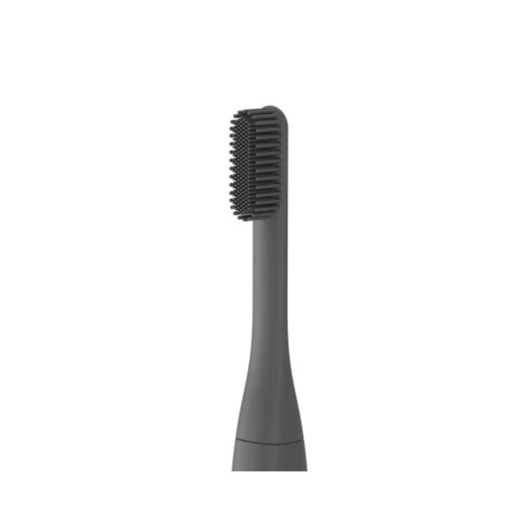 PomaBrush Silicone Electric Toothbrush Head 2Pcs - Black