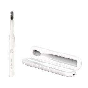 PomaBrush Silicone Electric Toothbrush - White