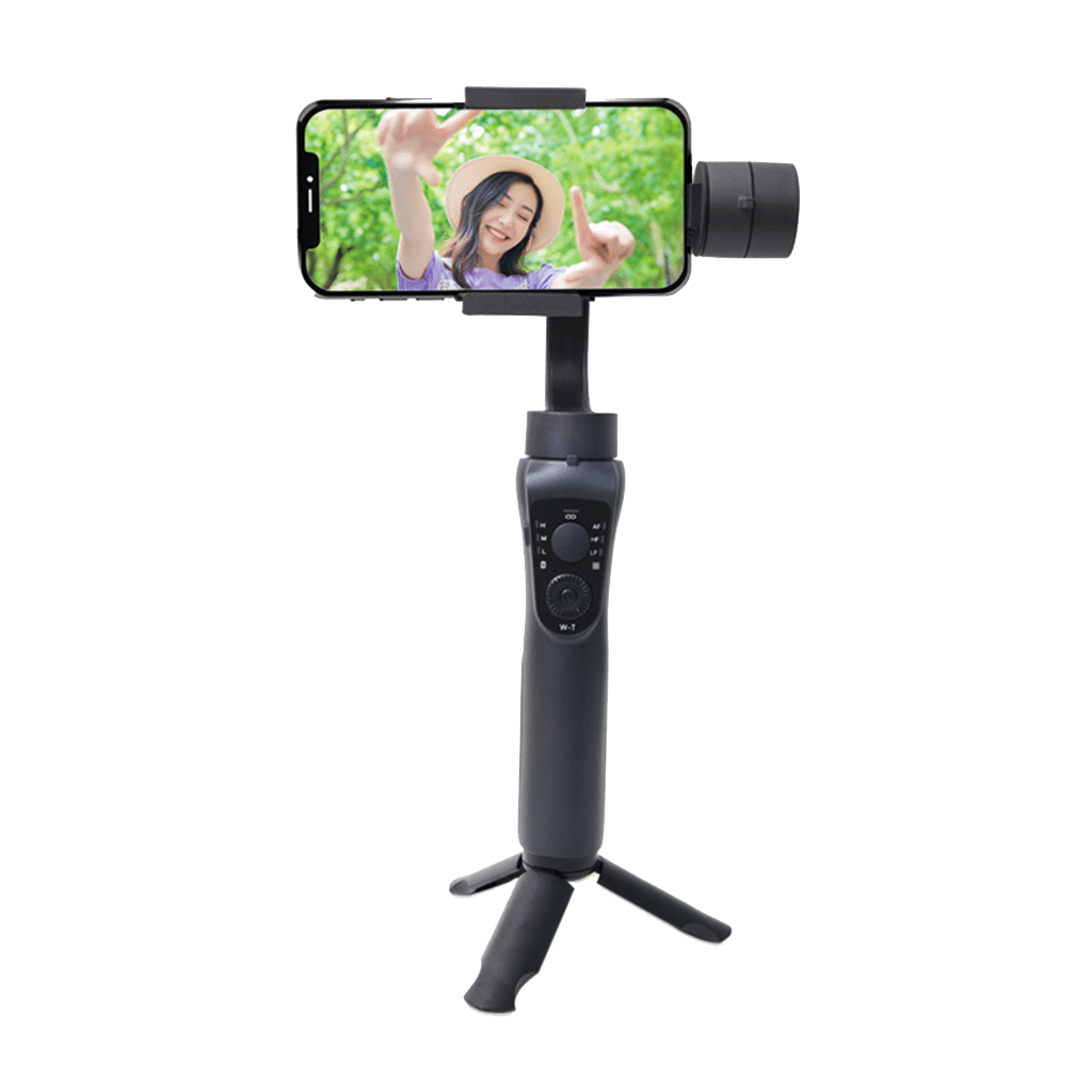 Wiwu 3-AXIS handheld Smart Phone Gimbal Stabilizer Phone Holder - Black