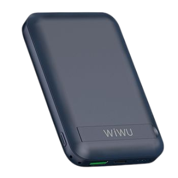 Wiwu Snap Cube Magnetic Wireless Charging 10000 Mah Power Bank - Blue