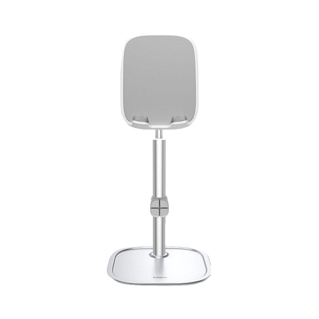 Baseus Literary Youth Desktop Bracket Telescopic+ Wireless Charging 15W - Silver
