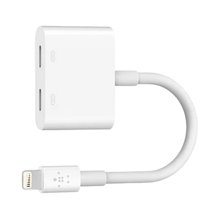 Belkin Lightning Audio + Charge Rockstar 4" - White