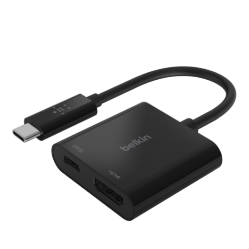 Belkin USB-C To HDMI + Charge Adapter - Black