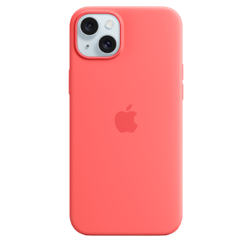 Apple iPhone 15 Plus Silicone Case with MagSafe - Guava