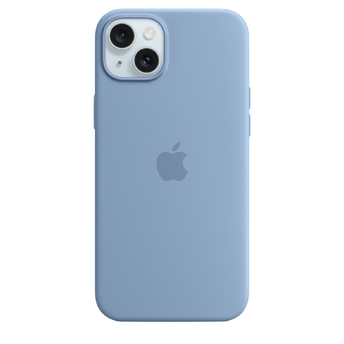 Apple iPhone 15 Plus Silicone Case with MagSafe - Winter Blue